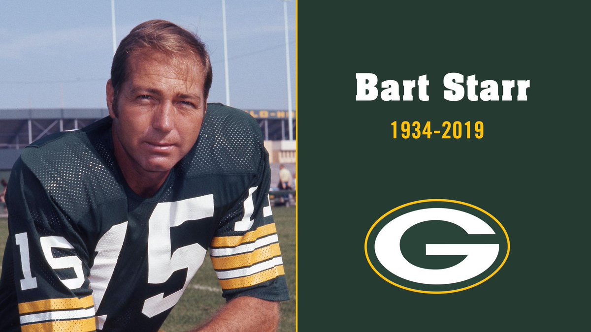 Bart Starr, Legendary Green Bay Packers Quarterback Passes Away at 85