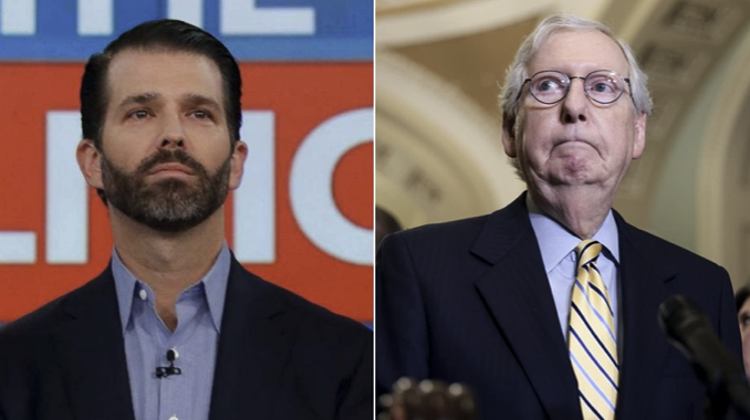 Don Jr. SLAMS McConnell as ‘Pro-Amnesty Turtle on the Decline’ Following Border Bill Unveiling
