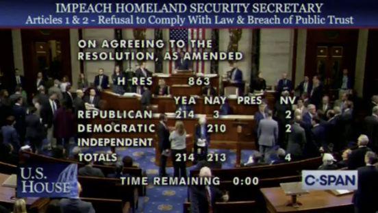 IMPEACHED! DHS Secretary Alejandro Mayorkas Impeached by House of Representatives for His Dereliction of Duty and Refusal to Secure the U.S. Southern Border
