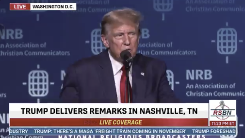 President Donald J. Trump National Religious Broadcasters Speech in Full – From Nashville, TN