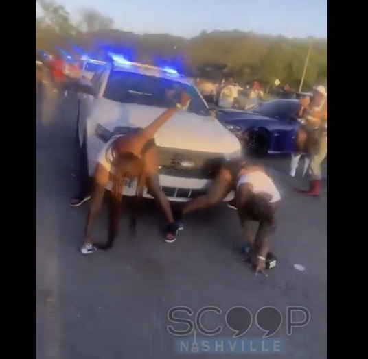 Nashville Nights: A Tale of Unruly Revelry as Miscreants Twerk on Police Cars and Block Streets